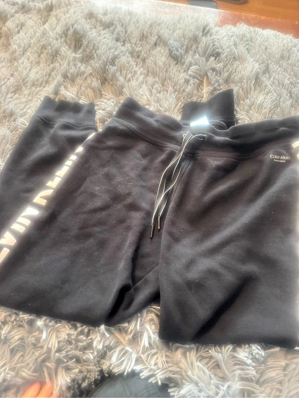 Calvin Klein Performance leggings Black Logo Leggings Size Large